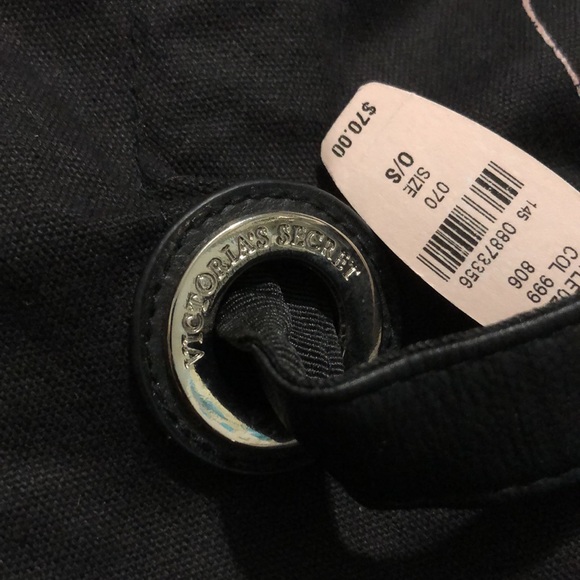 NWT Victoria secret black bag tote large 18x19 inches - Picture 7 of 7